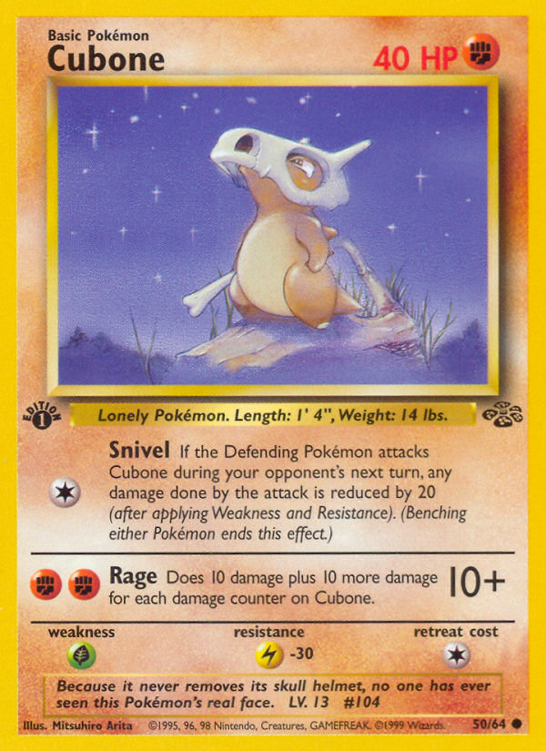 Controleer Nu De Waarde Van Je Cubone Pokemon Kaart Uit De Jungle Set