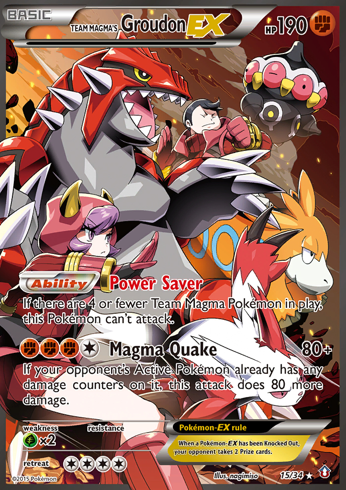 Team Magma’s Groudon-EX