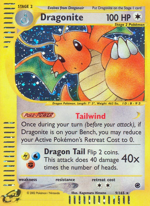 Controleer De Huidige Waarde Van Je Dragonite Kaart Uit De Expedition Base Set Set 