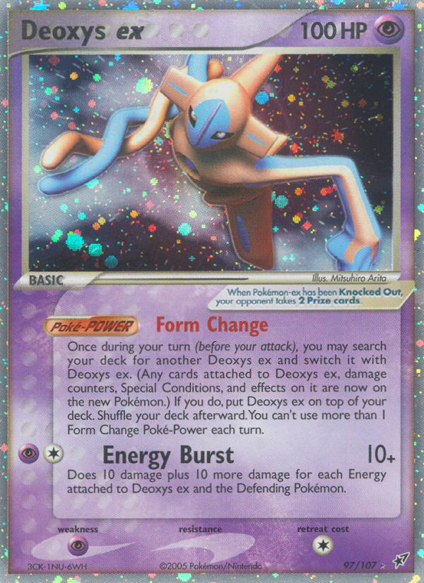 Controleer De Huidige Waarde Van Je Deoxys Ex Kaart Uit De Deoxys Set