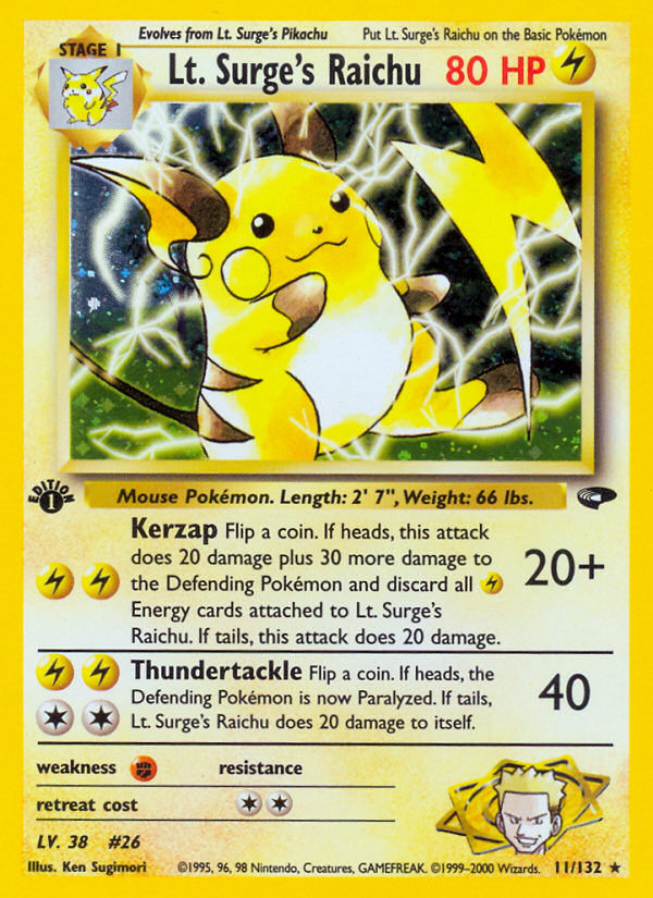 Lt. Surge’s Raichu