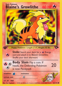 Blaine’s Growlithe