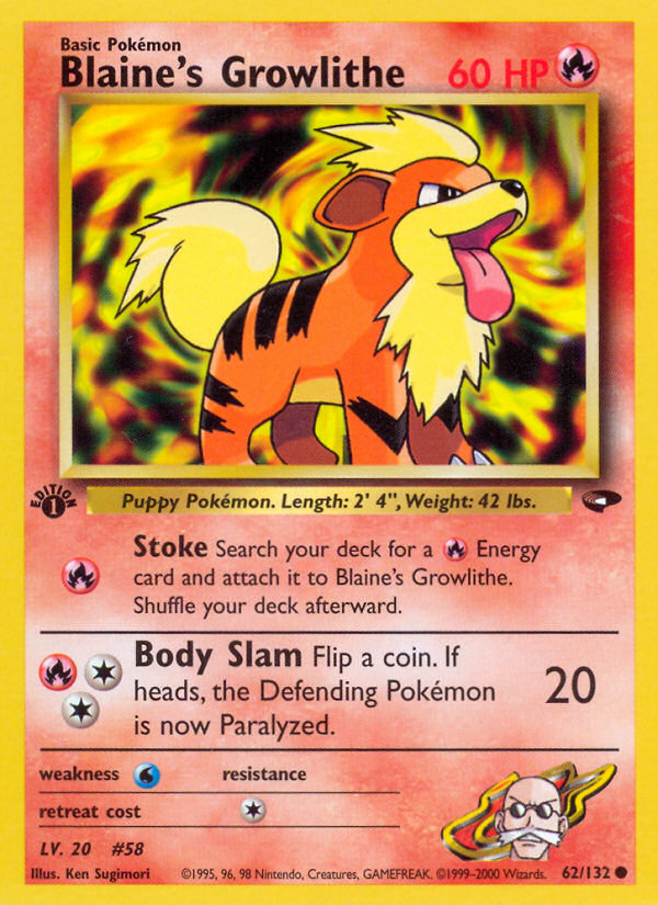 Blaine’s Growlithe