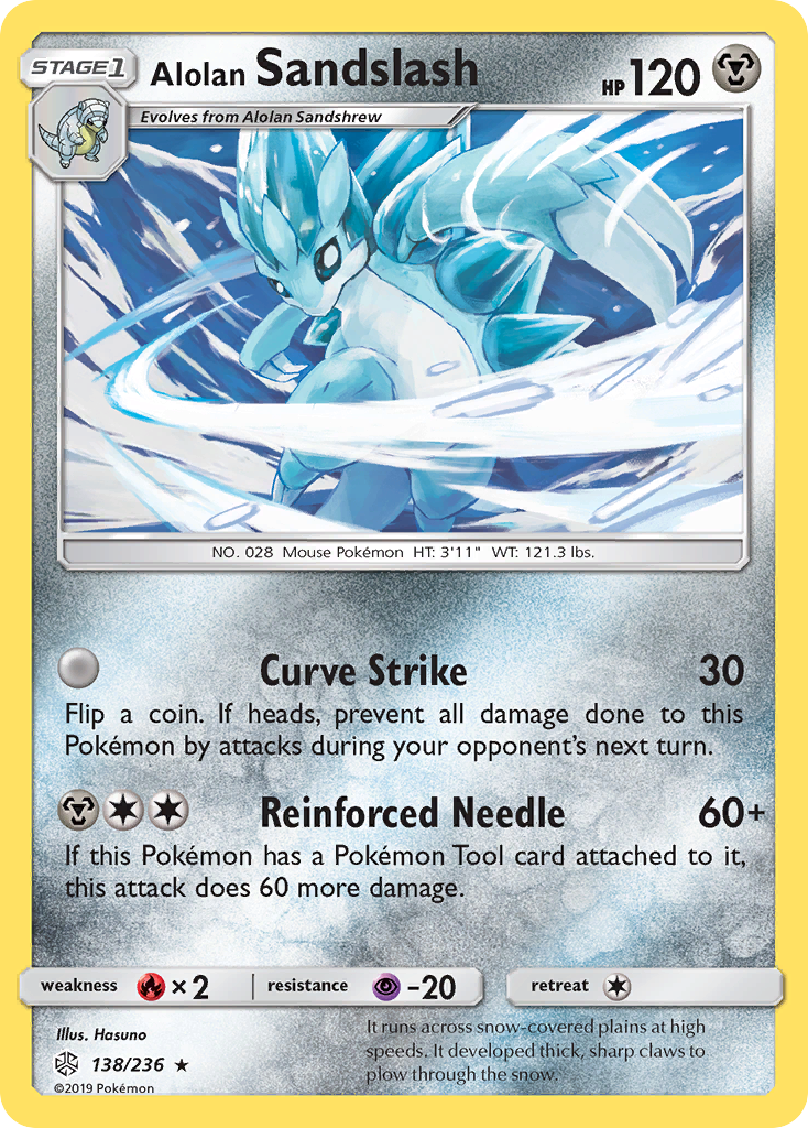 Controleer De Huidige Waarde Van Je Alolan Sandslash Kaart Uit De Cosmic Eclipse Set