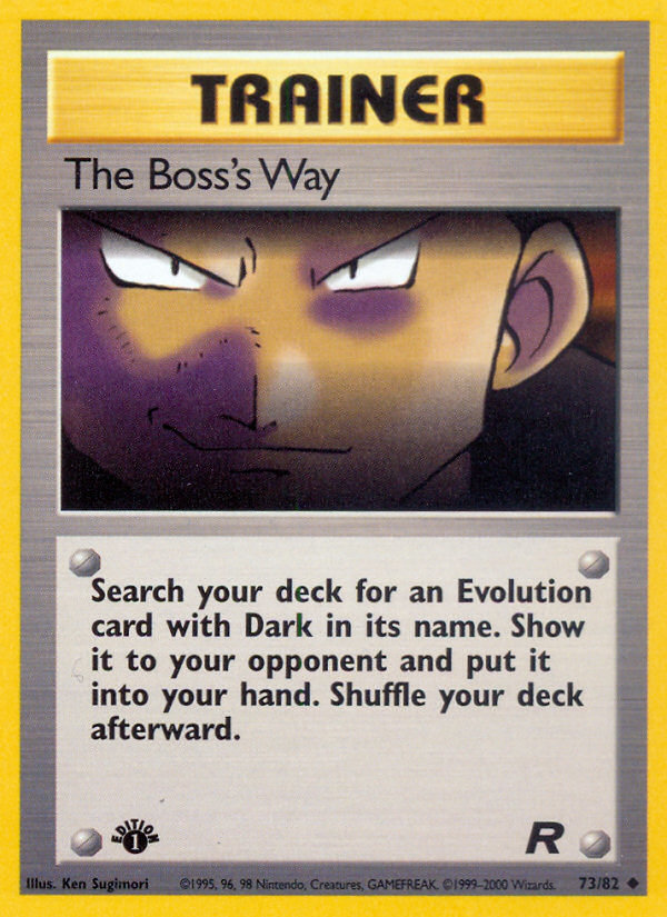 The Boss’s Way