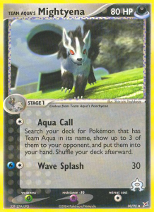 Team Aqua’s Mightyena