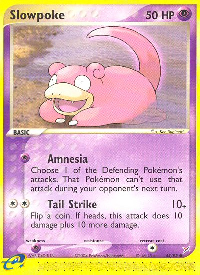 Controleer Nu De Waarde Van Je Slowpoke Pokemon Kaart Uit De Team Magma Vs Team Aqua Set