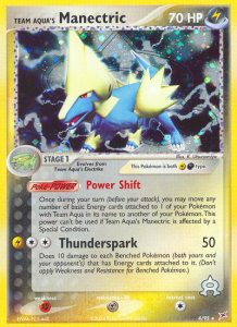 Team Aqua’s Manectric