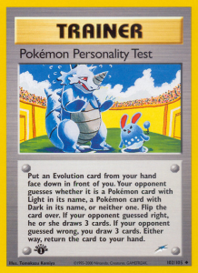 Pokémon Personality Test