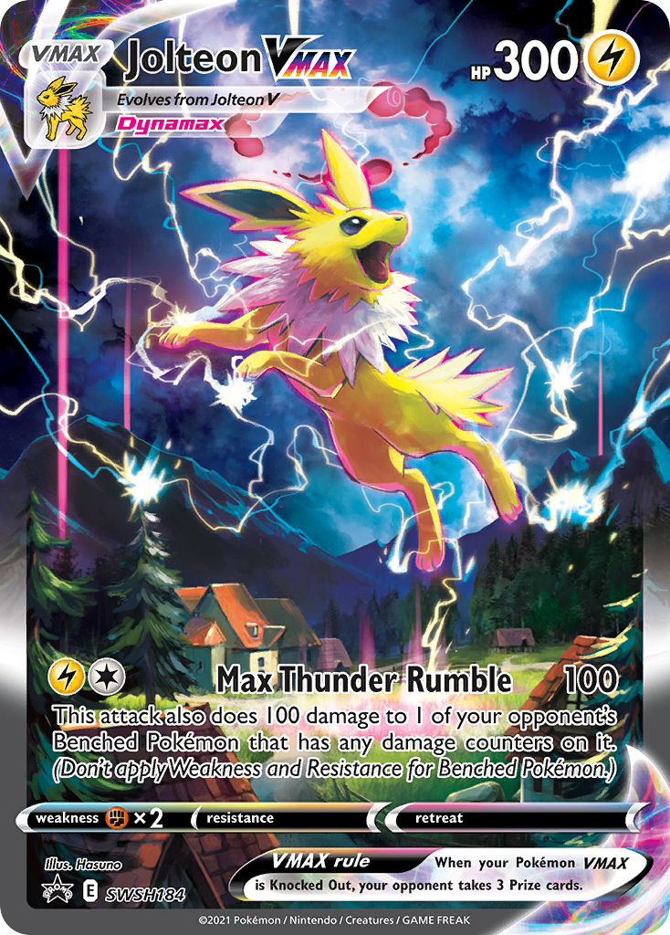 Controleer Nu De Waarde Van Je Jolteon Vmax Pokemon Kaart Uit De Swsh Black Star Promos Set 