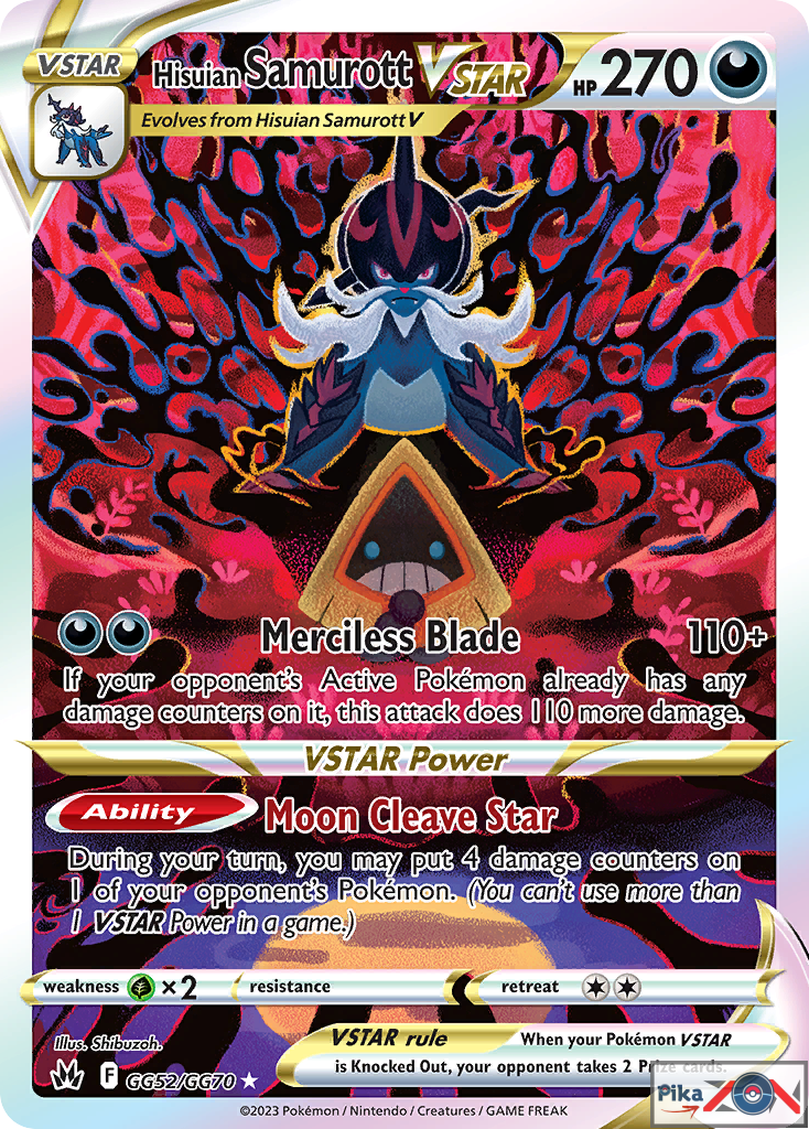 Hisuian Samurott VSTAR
